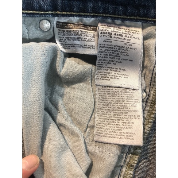 Levis 511 Mens Jeans Size 30x30 Medium Wash Slim Fit Denim Jeans - Picture 11 of 12